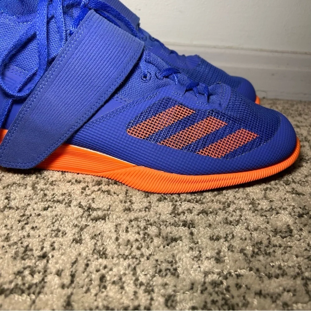 Adidas Blue & Orange Crazy Power Rk Cross Trainers Size 10.5
